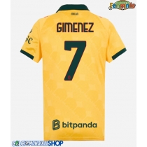 Maglie da calcio AC Milan Santiago Gimenez #7 Terza Maglia Femminile 2025-26 Manica Corta